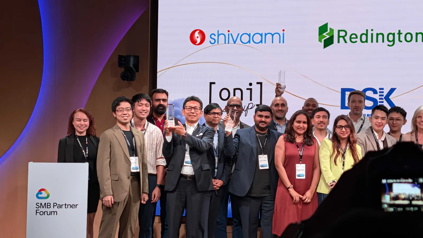 Award winners on stage at the Google JAPAC SMB Partner Forum 2026